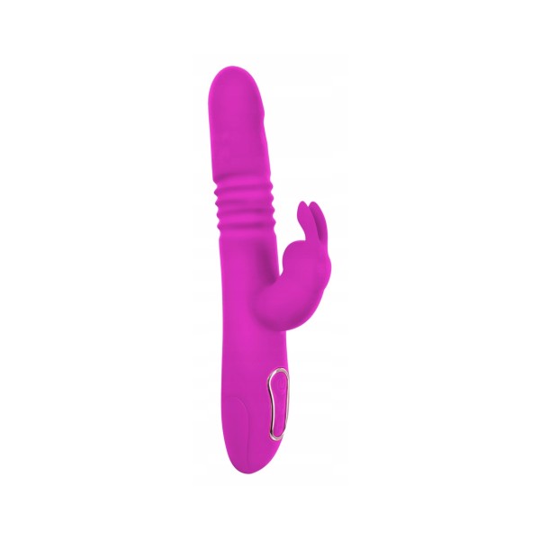 Wibrator z funkcją pchnięcia 24,8cm Sweet Smile