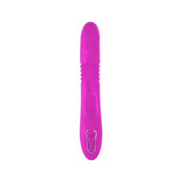 Wibrator z funkcją pchnięcia 24,8cm Sweet Smile