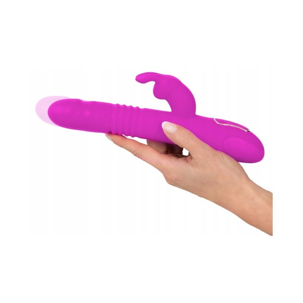 Wibrator z funkcją pchnięcia 24,8cm Sweet Smile