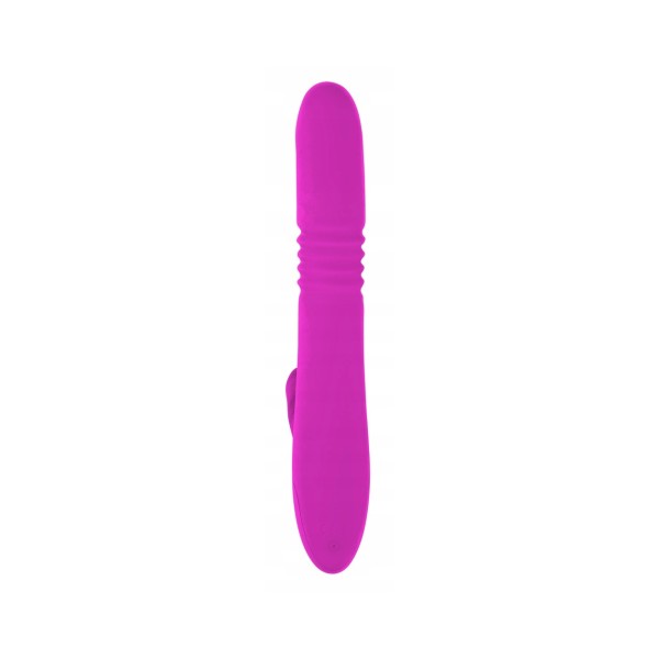 Wibrator z funkcją pchnięcia 24,8cm Sweet Smile