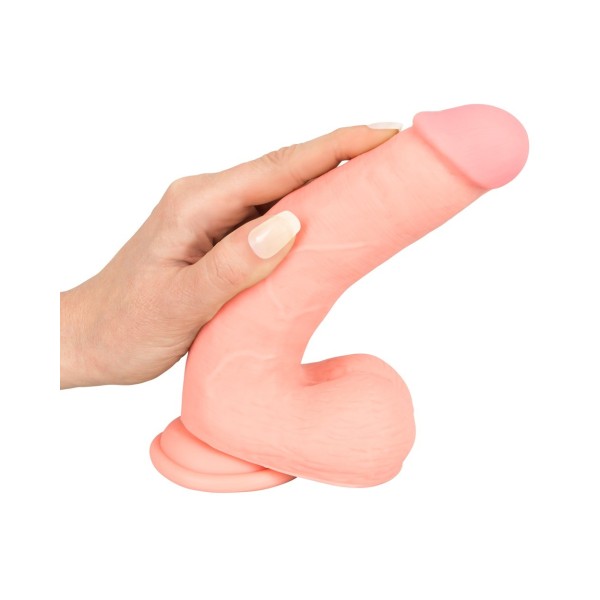 Dildo silikonowe medyczne z przyssawką 20 cm