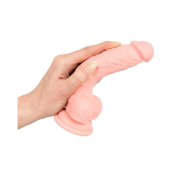 Dildo silikonowe medyczne z przyssawką 18 cm