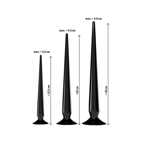 Korki analne Super Long 3 szt.