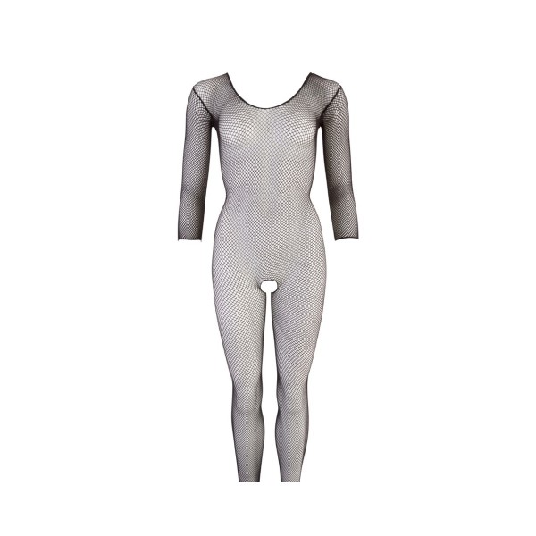 Czarny catsuit, długi rękaw S-L