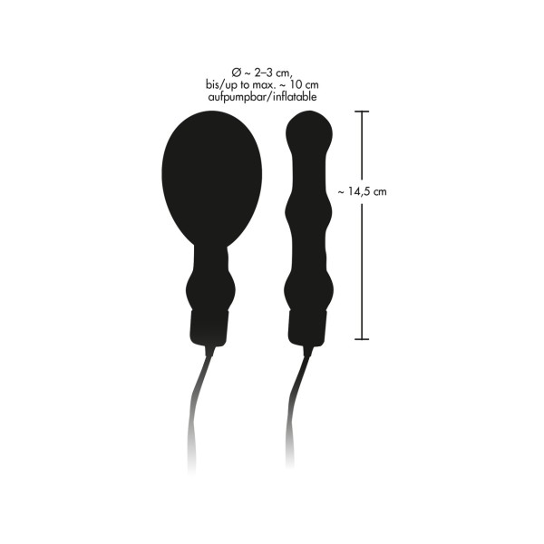Korek analny lateksowy pompowany 14,5 cm Bad Kitty