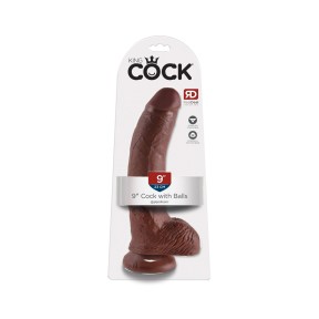 Dildo z przyssawką 23 cm King Cock