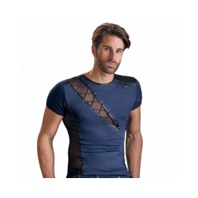 Męski t-shirt  z wiązaniem Bruno NEK S