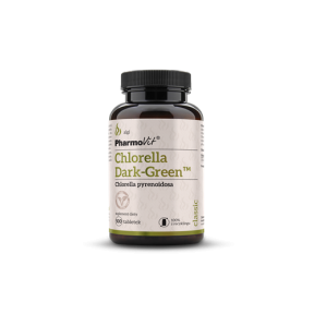 Chlorella Dark-Green Pure 100% 500 kapsułek PharmoVit