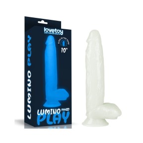 Dildo z przyssawką świecące w ciemności Lumino Play 26 cm Lovetoy