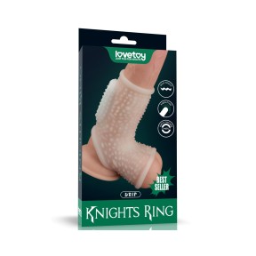 Pierścień na penisa Knights Drip z wibracjami Lovetoy