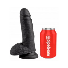 Dildo z przyssawką 18 cm King Cock