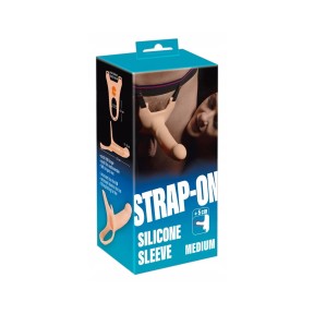 Silikonowy Strap-on + 5cm